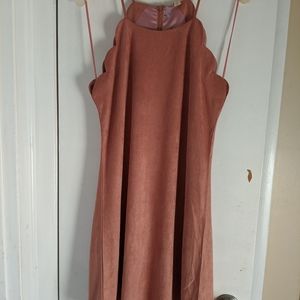 Suede Dress